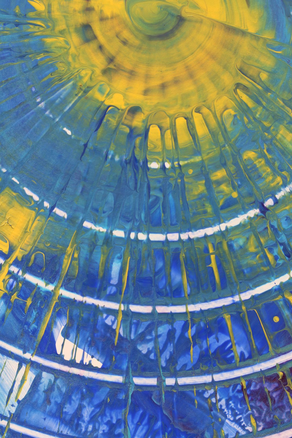 Sun Dome, a detail from the painting Spiral Waves