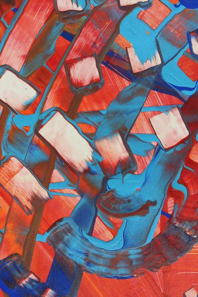 Detail from the painting Radiant Ripples