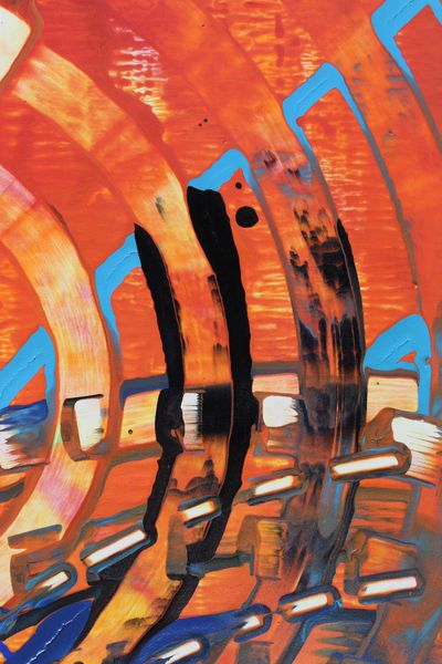 Night Harp, a detail from the painting Radiant Currents