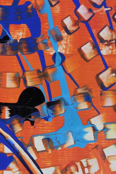 Circuit Board, a detail from the painting Radiant Currents