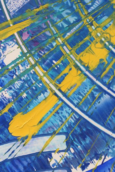 Detail from the painting Spiral Waves