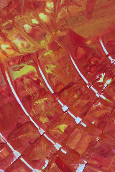 Marbled Flame, a detail from the painting Radiant Echoes