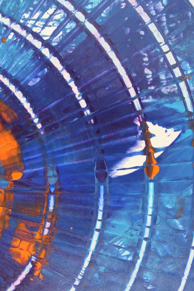 Deep Spiral, a detail from the painting Calming Ripples