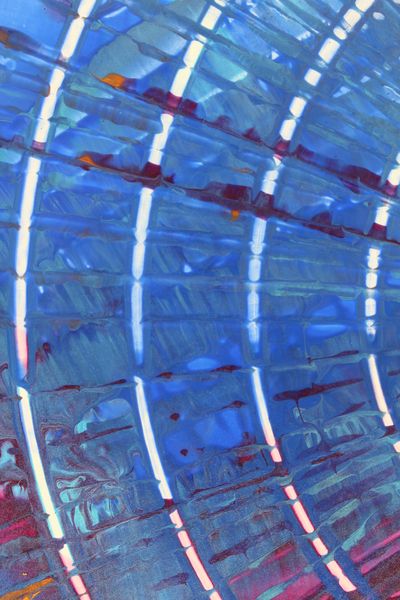 Ice Grid, a detail from the painting Calming Ripples