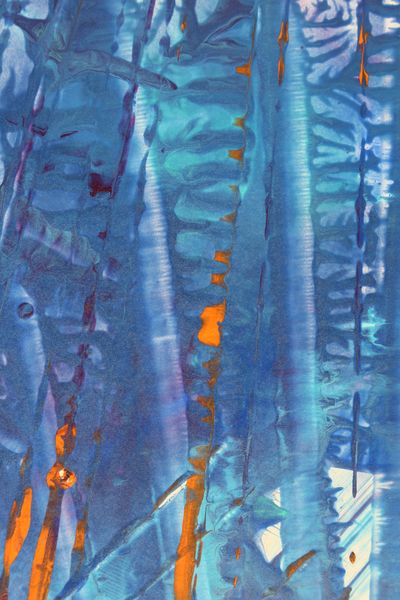 Steel Timber, a detail from the painting Calming Ripples