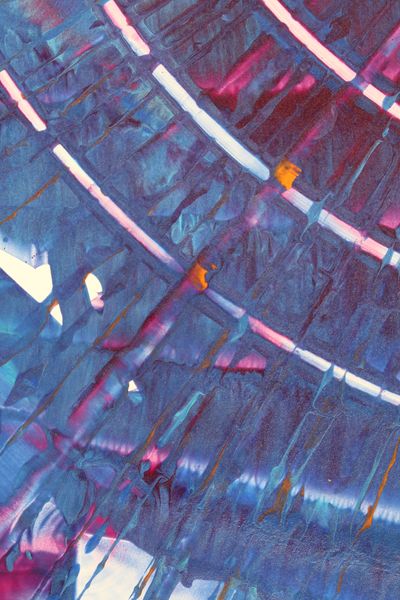 Twilight Tracks, a detail from the painting Calming Ripples