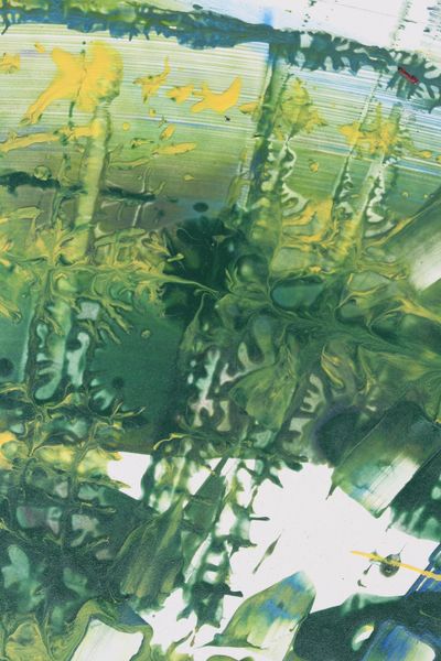 Wild Meadow, a detail from the painting Resonant Currents