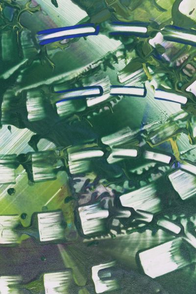 Forest Domino, a detail from the painting Resonant Currents