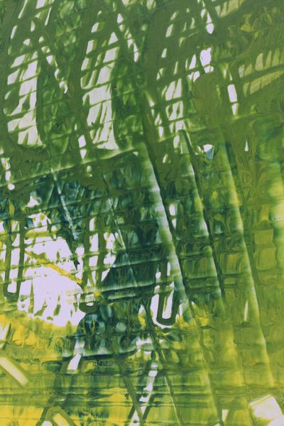 Leafy Lattice, a detail from the painting Nature's Pulse