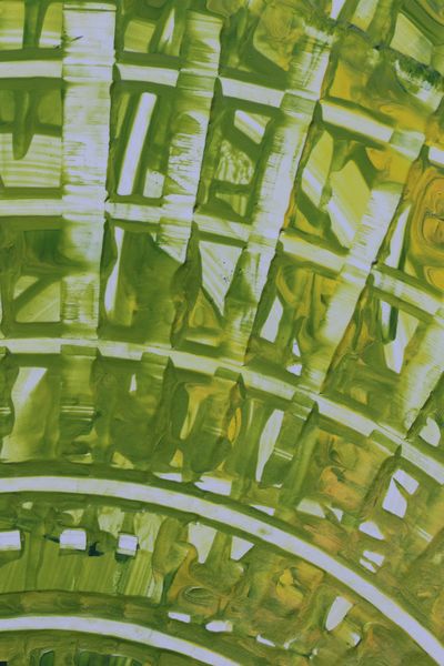 Verdant Gate, a detail from the painting Nature's Pulse