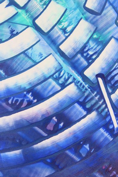 Detail from the painting Dynamic Circles