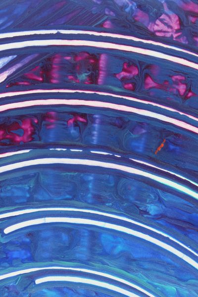 Plum Tide, a detail from the painting Dynamic Circles