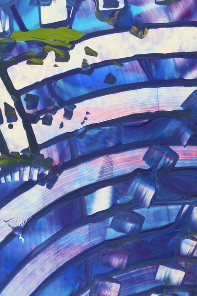 Porcelain Bands, a detail from the painting Organized Chaos