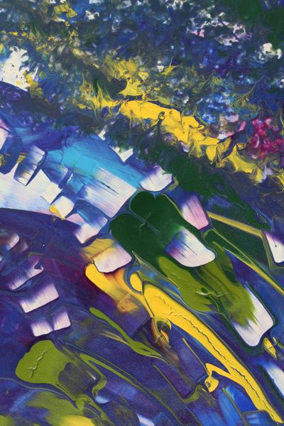 Firefly Night, a detail from the painting Organized Chaos