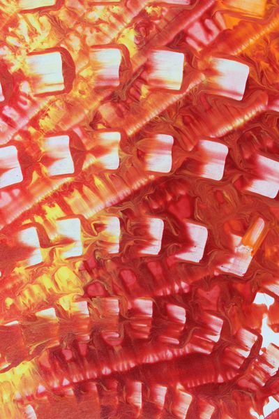 Detail from the painting Fiery Bang!