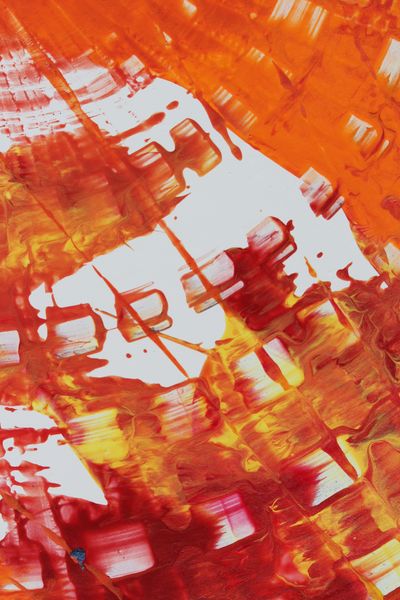 Blaze Opening, a detail from the painting Fiery Bang!