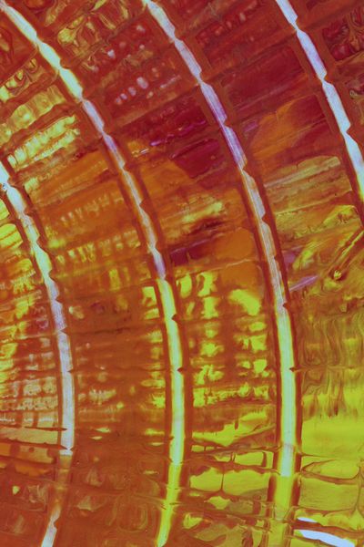Honey Arches, a detail from the painting Fiery Bang!